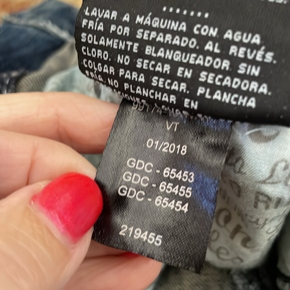 Harley Davidson size 4P curvy bootcut embellished wing mid rise jeans - Picture 13 of 14